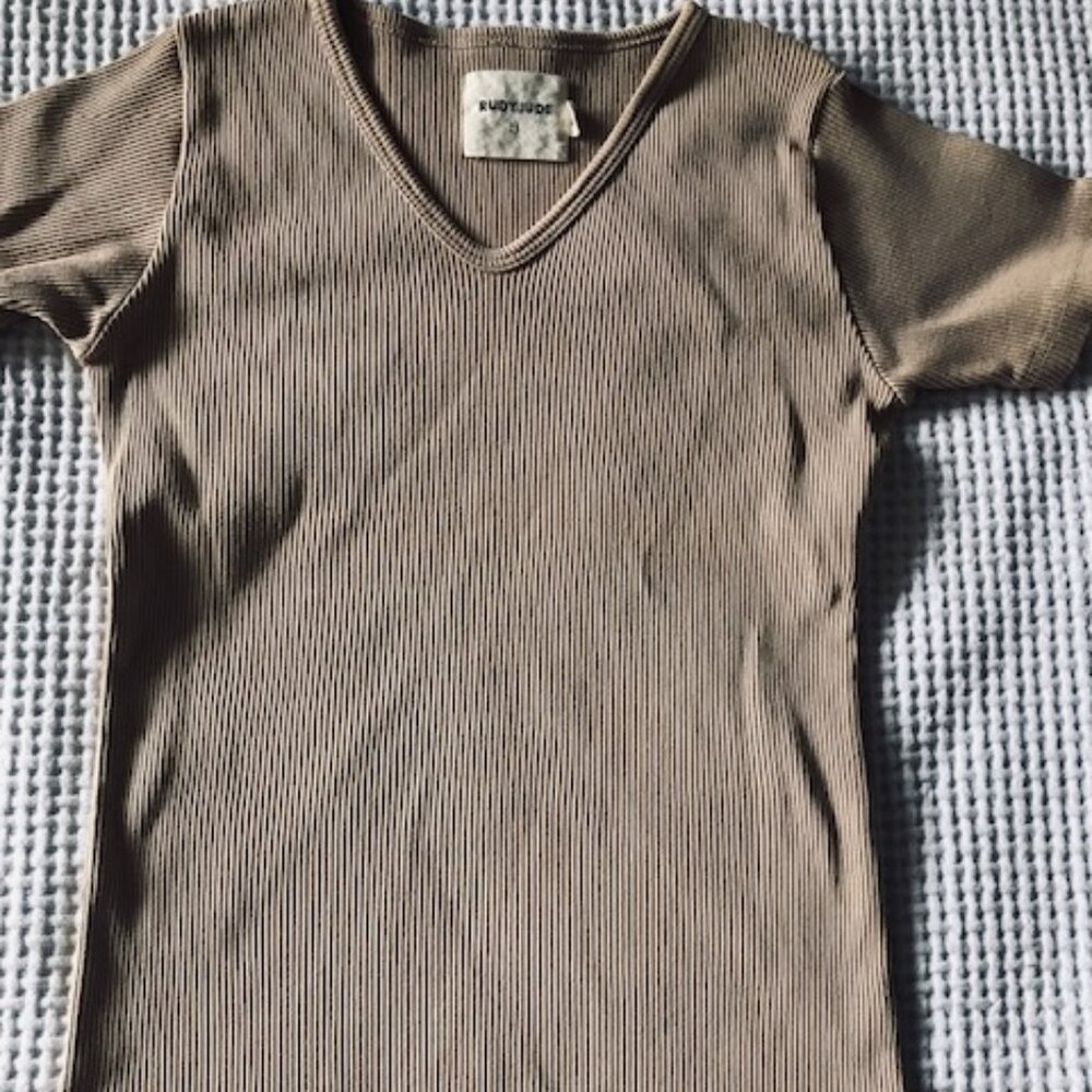 Rudy Jude - Ribbed Cotton top - Size L